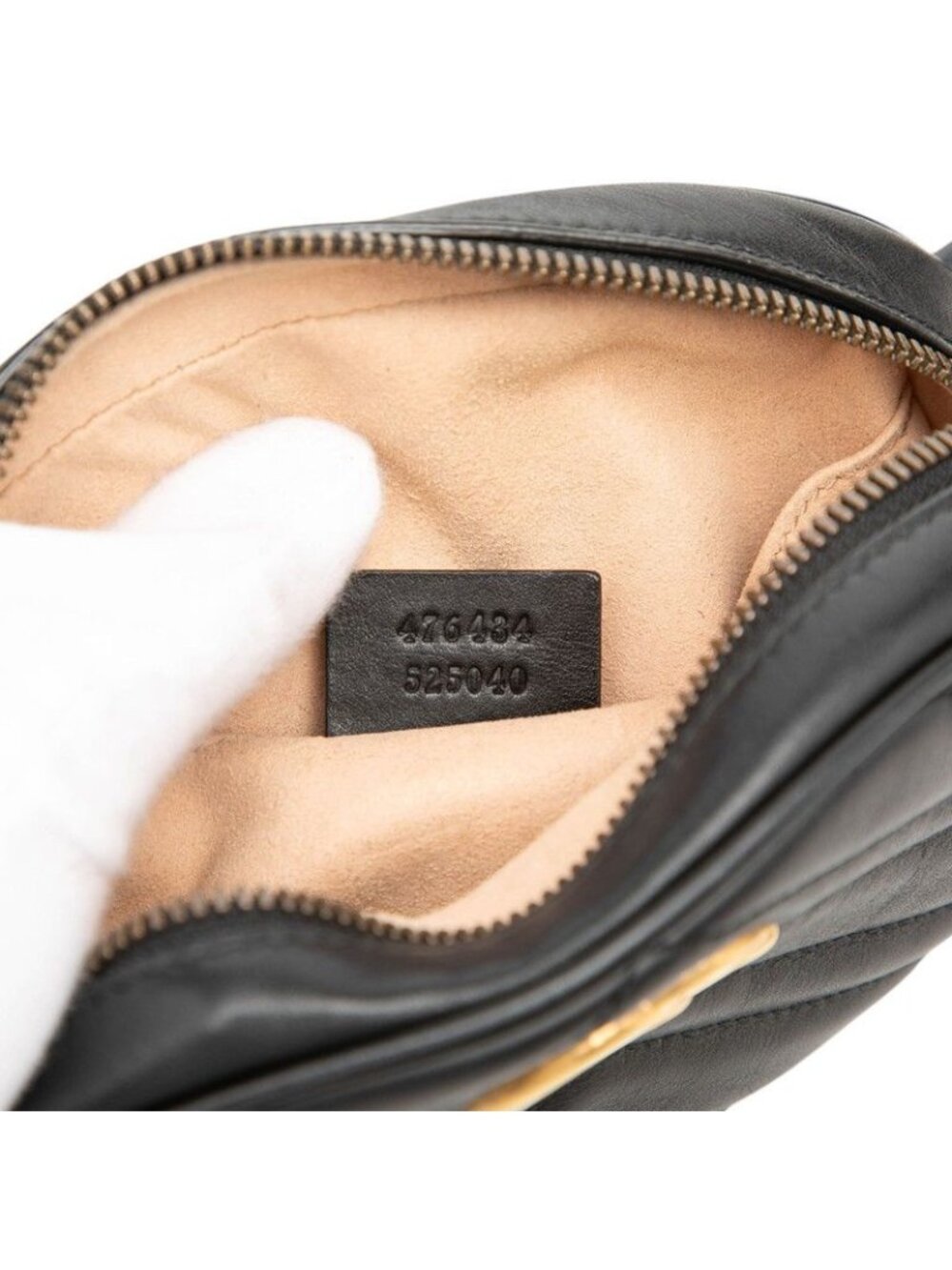 Gucci GG Marmont Quilted Belt Bag Black Leather - Picture 6 of 6